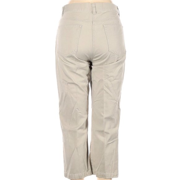 DKNY Jeans Tan Straight Leg Cut Low Rise Waist Size 6P #480 - Picture 3 of 4